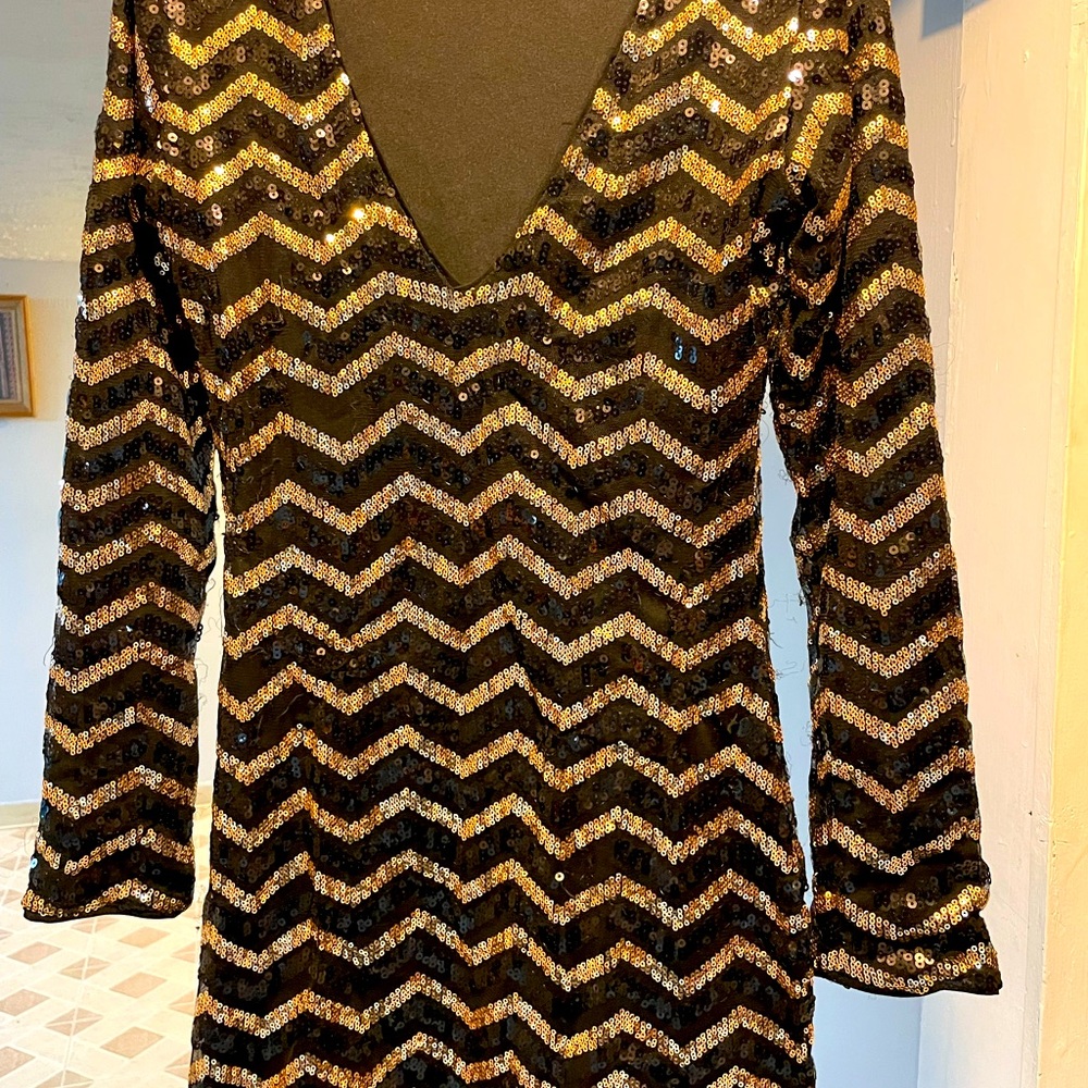 Mini sequin dress